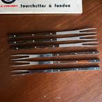 Le Creuset Fonduevorken, jaren 70, in originele doos, Ophalen of Verzenden