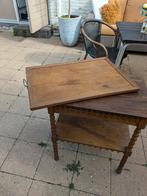 Tekoop thee tafeltje met bediening los bediening blad, Antiek en Kunst, Ophalen