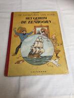 Kuifje Het Geheim van de Eenhoorn (A46) HC 2e druk 1947, Boeken, Gelezen, Eén stripboek, Ophalen of Verzenden, Hergé