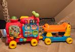 Vtech trein met aanhanger, Kinderen en Baby's, Speelgoed | Vtech, Ophalen of Verzenden, Zo goed als nieuw, 6 maanden tot 2 jaar