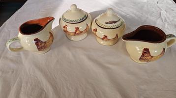 Jet* by ter Steege, kippenservies onderdelen "Cluck Cluck" beschikbaar voor biedingen