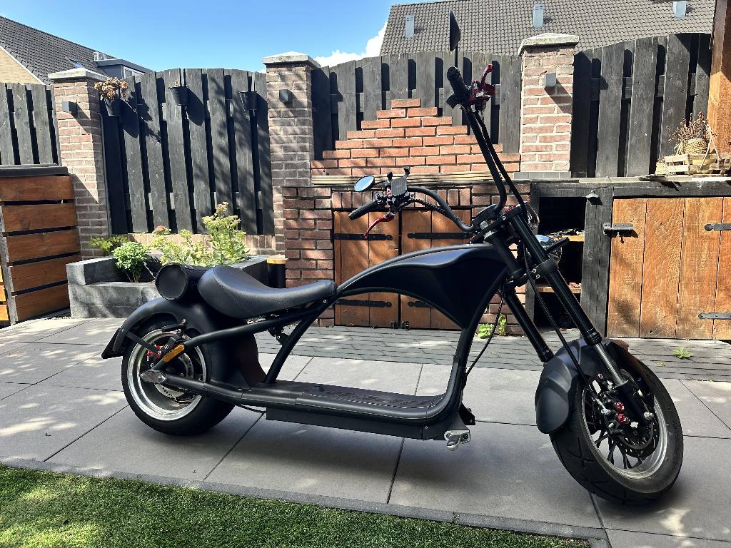 Ecruiser Echopper 3.0 – Zo goed als nieuw - Matt zwart, Fietsen en Brommers, Snorfietsen en Snorscooters, Zo goed als nieuw, Overige merken