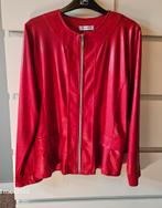 Magna leatherlook jasje 36-38, Ophalen of Verzenden, Zo goed als nieuw, Maat 36 (S), Rood