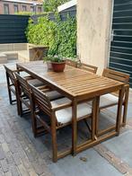 IKEA NAMMARO eettafel set, Tuin en Terras, Tuinsets en Loungesets, Ophalen, Eettafel, 6 zitplaatsen, Zo goed als nieuw