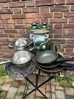 Pannen set, Huis en Inrichting, Keuken | Potten en Pannen, Ophalen, Inductieplaat, Pannenset, Zo goed als nieuw