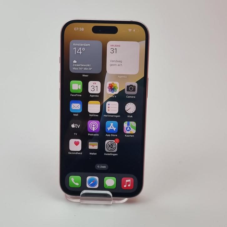 iPhone 15 128GB Roze | Nette staat, Telecommunicatie, Mobiele telefoons | Apple iPhone, Gebruikt