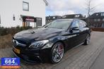 Mercedes C-klasse Estate AMG 63 S 510PK SCHAAL STOELEN|HEAD-, Auto's, Mercedes-Benz, Achterwielaandrijving, Gebruikt, Zwart, Leder