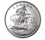Canada - 25 cent 2004 - Saint Croix Island - Uncirculated, Postzegels en Munten, Munten | Amerika, Losse munt, Verzenden, Noord-Amerika