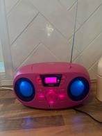 Draagbare radio/CD-speler met disco lichteffecten, Audio, Tv en Foto, Radio's, Ophalen, Zo goed als nieuw, Radio, Met cd-speler