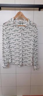 Sissy boy blouse fazanten maat s in goede staat, Wit, Sissy-Boy, Ophalen of Verzenden, Maat 36 (S)
