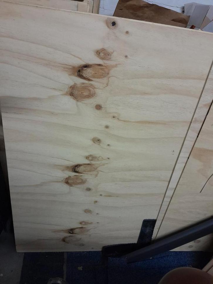 2 Plywood platen, 244x122, 9mm. Over van project., Doe-het-zelf en Verbouw, Platen en Panelen, Nieuw, Overige materialen, Minder dan 20 mm