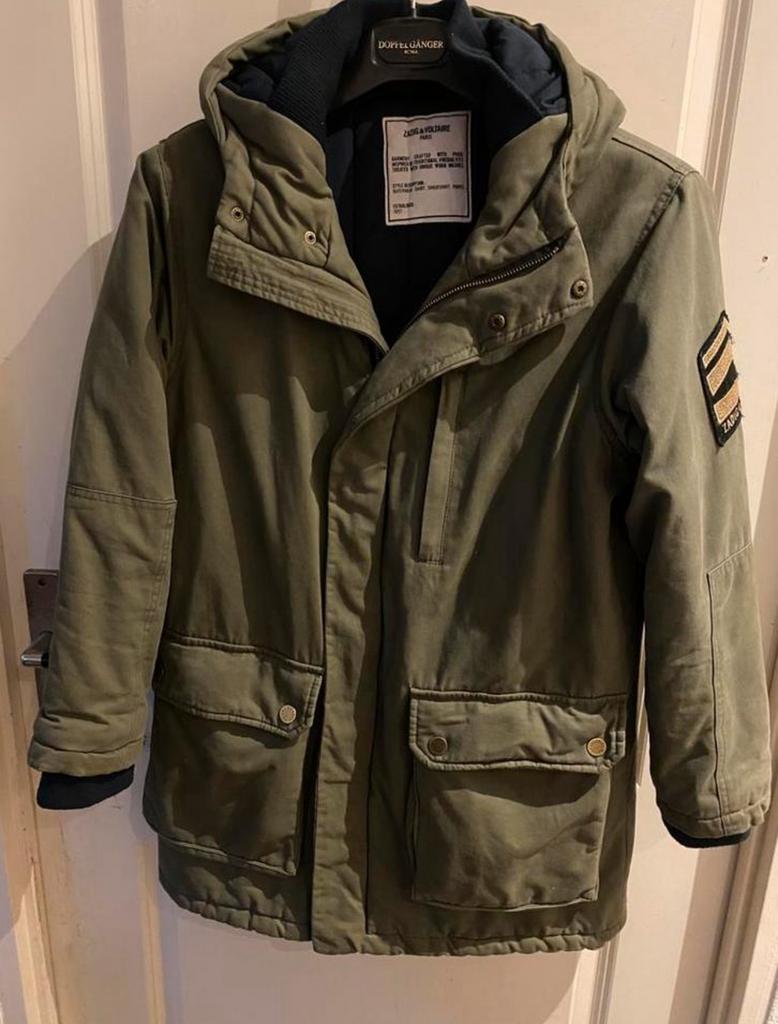 Zadig & Voltaire winterjas maat 152, Ophalen of Verzenden, Zo goed als nieuw, Jongen of Meisje, Jas