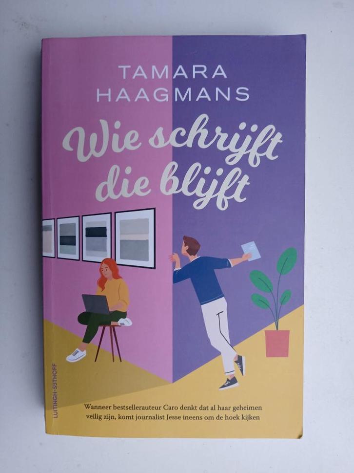 Tamara Haagmans - Wie schrijft die blijft, Boeken, Literatuur, Ophalen of Verzenden