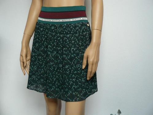 MAISON SCOTCH groen geplooid mini rokje maat S NIEUW, Kleding | Dames, Rokken, Nieuw, Maat 36 (S), Groen, Boven de knie, Ophalen of Verzenden