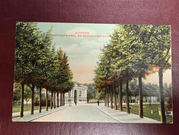 Oude ansichtkaart Zutphen - Martinetsingel, Verzamelen, Ansichtkaarten | Nederland, Gelopen, Voor 1920, Ophalen of Verzenden