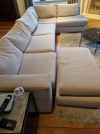 Hoekbank beige., Tuin en Terras, Ophalen, Gebruikt