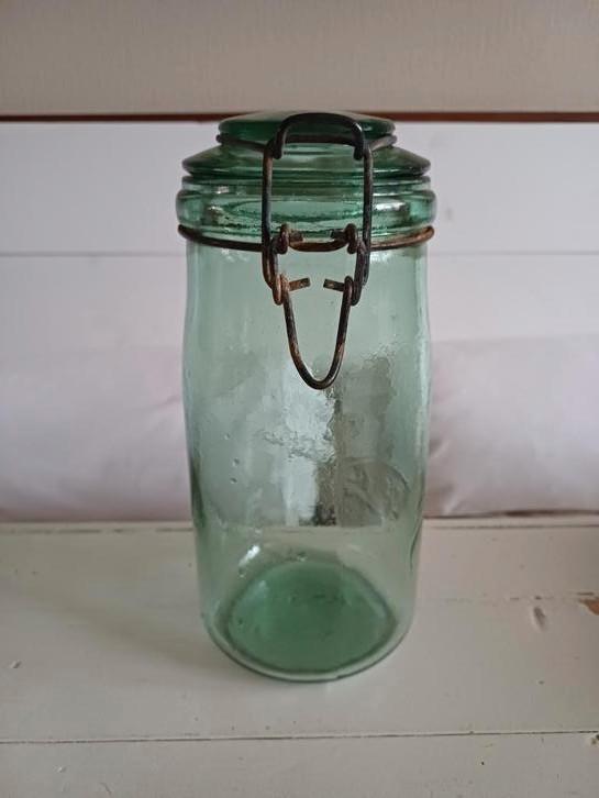 Groene weckpot Solidex, Antiek en Kunst, Curiosa en Brocante, Ophalen of Verzenden