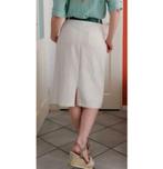 Bardehle vintage creme witte kokerrok rok jaren 80 M-L 35109, Kleding | Dames, Rokken, Maat 38/40 (M), ., Wit, Ophalen of Verzenden