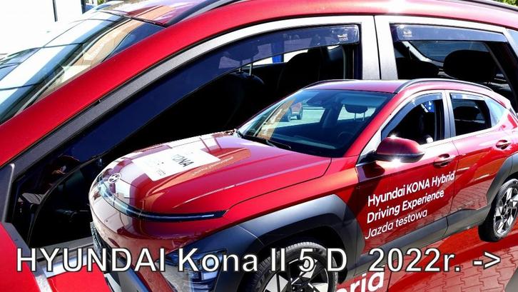 hyundai zijwindschermen getint pasvorm oa ioniq i10 visors, Auto diversen, Auto-accessoires, Nieuw, Ophalen of Verzenden