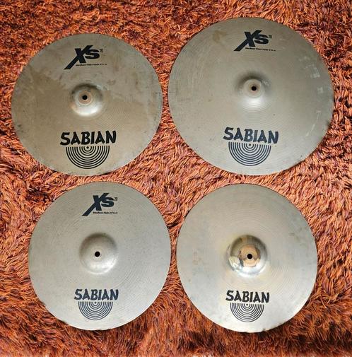Sabian XS 20 cymbal pack XS20 bekkenset cymbals set, Muziek en Instrumenten, Instrumenten | Onderdelen, Gebruikt, Drums of Percussie