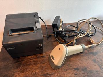 Epson TM-T88V kassa printer+ handscanner beschikbaar voor biedingen