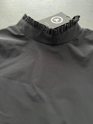 Jane Lushka NIEUW blouse / shirt travelstof zwart maat xl beschikbaar voor biedingen