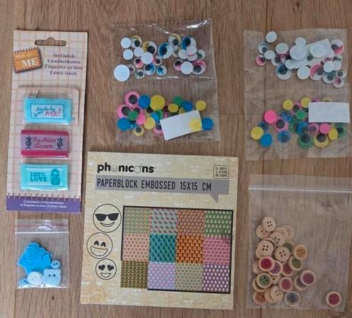 Hobbypakket, knutselen, scrappen, kaarten maken.., Hobby en Vrije tijd, Scrapbooking, Zo goed als nieuw, Overige merken, Ophalen of Verzenden