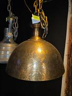 Hanglamp industrieel koper met bloemmotief opruiming, Ophalen of Verzenden, Nieuw, Minder dan 50 cm
