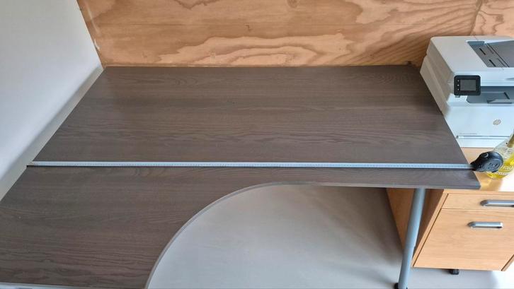 IKEA Hoekbureau - Perfect voor thuiswerken!, Huis en Inrichting, Tafelonderdelen, Gebruikt, Tafelblad, 150 tot 200 cm, 50 tot 100 cm