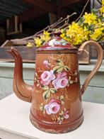 Bloemen kan, Antiek en Kunst, Antiek | Emaille, Ophalen of Verzenden