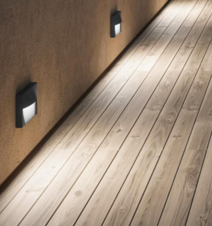 LedsC4 Buitenverlichting, Tuin en Terras, Buitenverlichting, Nieuw, Wandlamp, Aluminium, Minder dan 50 watt, Netvoeding, Waterbestendig