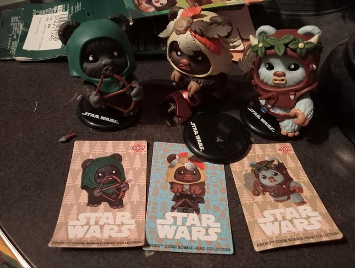 Star Wars Ewok Cosbi Figuren Set figure, Verzamelen, Poppetjes en Figuurtjes, Gebruikt, Ophalen of Verzenden