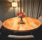 Mooie Ronde Eettafel, Huis en Inrichting, Tafels | Eettafels, Ophalen, Gebruikt, Rond, Metaal