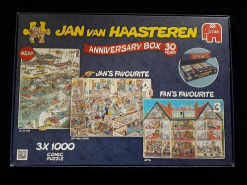 Jan van Haasteren - Jubileum 30 jaar, Hobby en Vrije tijd, Denksport en Puzzels, Zo goed als nieuw, Legpuzzel, 500 t/m 1500 stukjes