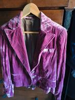 Sandwich fluwelen jasje - Maat 36, Kleding | Dames, Jasjes, Kostuums en Pakken, Paars, Ophalen of Verzenden, Zo goed als nieuw