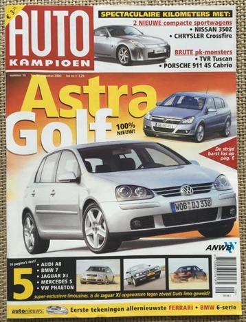 AK: Nissan 350Z, VW Golf 5, Opel Astra H, Mercedes W211 beschikbaar voor biedingen