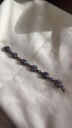 Italiaanse mozaiek armband, Ophalen of Verzenden, Zo goed als nieuw, Zilver