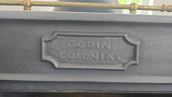 Godin Colonial houtkachel, Huis en Inrichting, Kachels, Gebruikt, Houtkachel, Hout, Ophalen