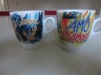 d'Ancap Porcelaine - 2 Senseo Cups - 'MESSAGGI 2002' - Nwst, Huis en Inrichting, Ophalen of Verzenden, Zo goed als nieuw, Overige stijlen