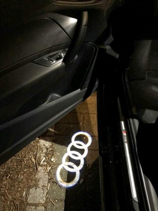 Audi logo led instapverlichting nieuw, Auto-onderdelen, Overige Auto-onderdelen, Audi, Nieuw, Ophalen of Verzenden