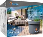 Superfish Patio Pond - grijs incl. pomp & UVC [NIEUW], Tuin en Terras, Vijver-toebehoren, Ophalen, Nieuw, Vijverbak