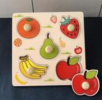 Puzzelbord kinderen fruit, Hobby en Vrije tijd, Denksport en Puzzels, Ophalen of Verzenden, Minder dan 500 stukjes, Nieuw