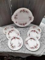 Royal albert lavender rose taart plateau en gebaks borden, Antiek en Kunst, Antiek | Servies los, Ophalen