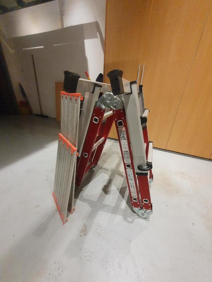 Altrex Do It all vouwladder, Doe-het-zelf en Verbouw, Ladders en Trappen, Gebruikt, Ladder, 2 tot 4 meter, Opvouwbaar of Inschuifbaar