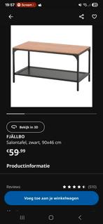 Fjällbo Salontafel - Gebruikt, kan nog prima mee!, Ophalen, Gebruikt, 50 tot 100 cm, 50 tot 100 cm