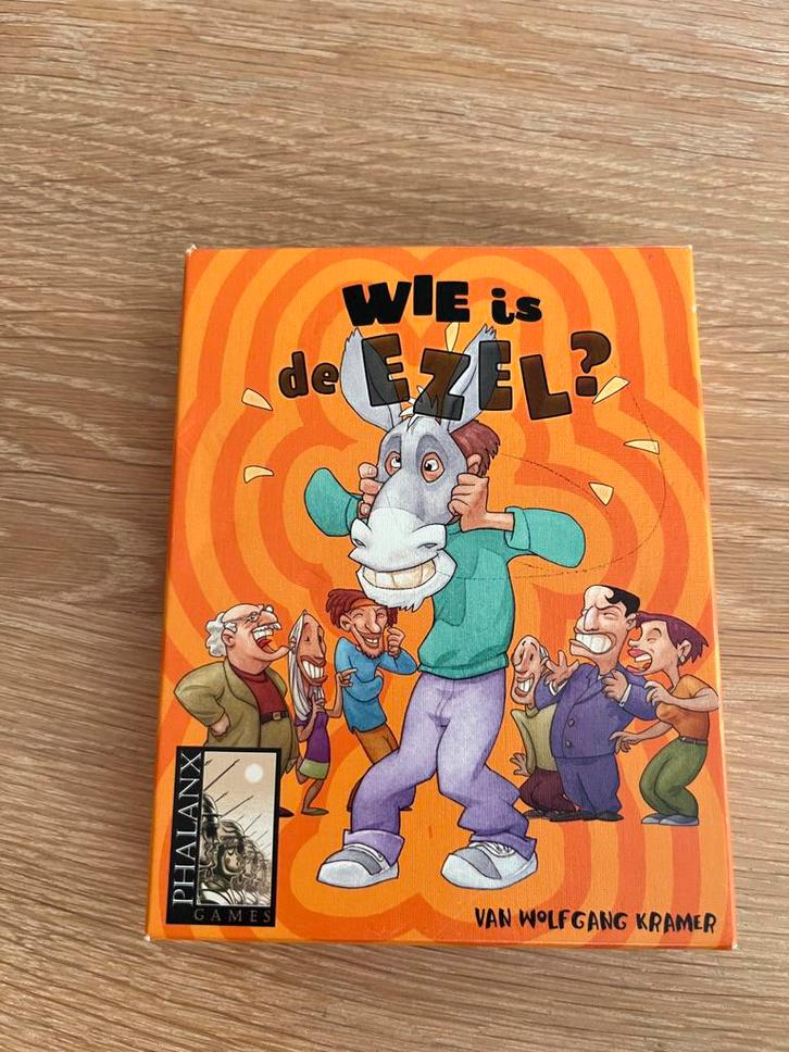 Wie is de Ezel? Kaartspel - Nieuw!, Hobby en Vrije tijd, Gezelschapsspellen | Kaartspellen, Nieuw, Vijf spelers of meer, Ophalen of Verzenden