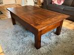 Te koop Koloniale salontafel met 2 laatjes., Huis en Inrichting, Tafels | Salontafels, Ophalen, Gebruikt, 100 tot 150 cm, 50 tot 100 cm