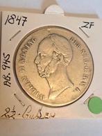 Rijksdaalder 1847 Willem II, Zilver, Ophalen of Verzenden, Losse munt, 2½ gulden