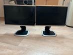 2x HP Compaq LA2405wg Monitoren, Computers en Software, Monitoren, Ophalen, Gebruikt, In hoogte verstelbaar, Full HD