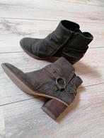 Poelman boots 38 groen enkellaars suede, Kleding | Dames, Schoenen, Verzenden, Zo goed als nieuw, Groen